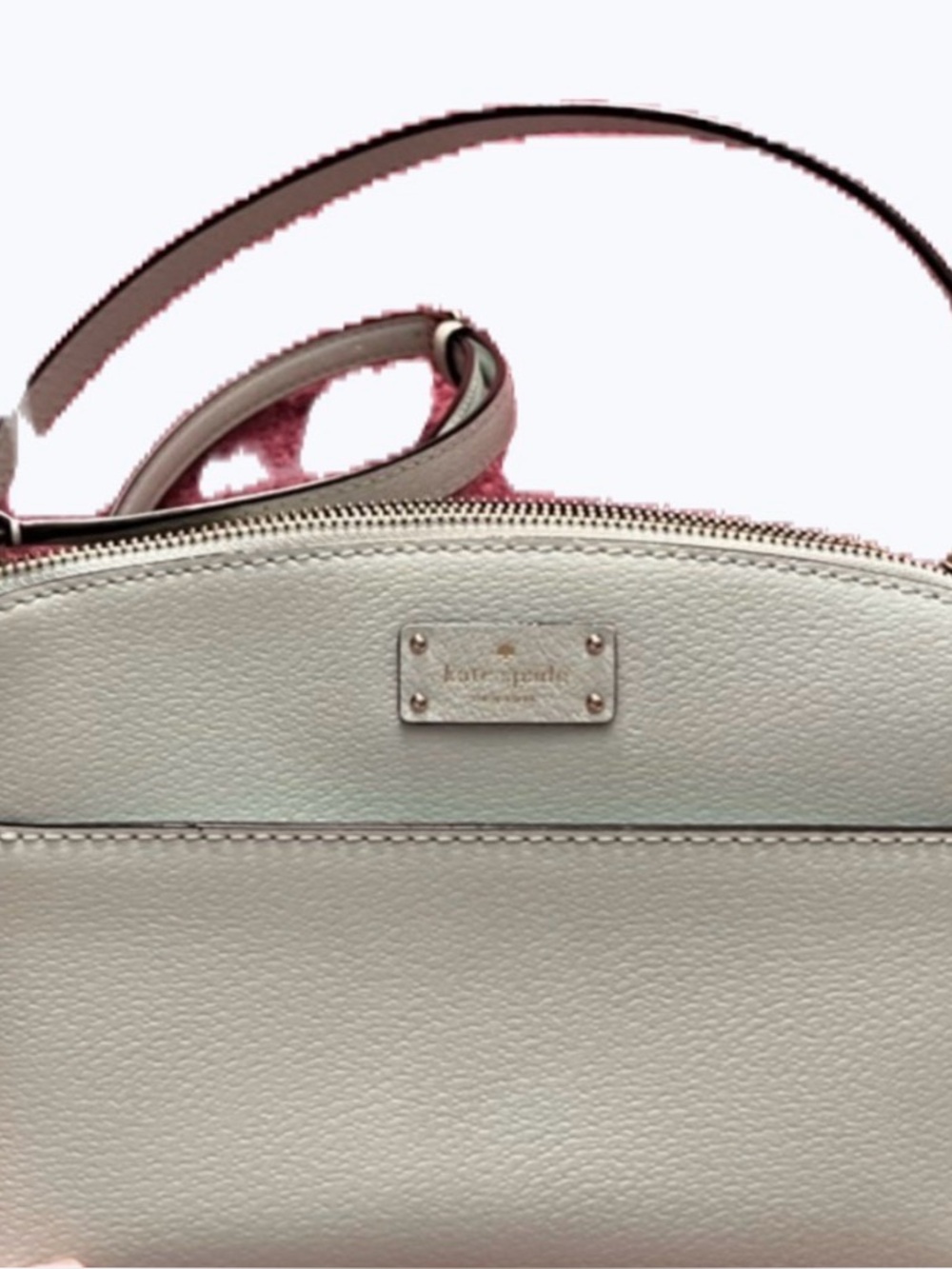 kate spade light blue pebble leather crossbody bag